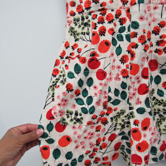 Anthropologie Maeve MultiColor Print Linen Short-Sleeve Wrap Size 6 Romper NEW - Picture 4 of 7